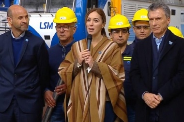 Macri y Vidal visitaron Bragado para anunciar una inversión ferroviaria
