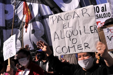 Organizaciones sociales movilizan en La Plata por el desalojo de Guernica