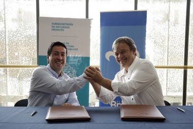 Cascallares y Nardini firmaron convenio para la construcción del polo judicial de Almirante Brown