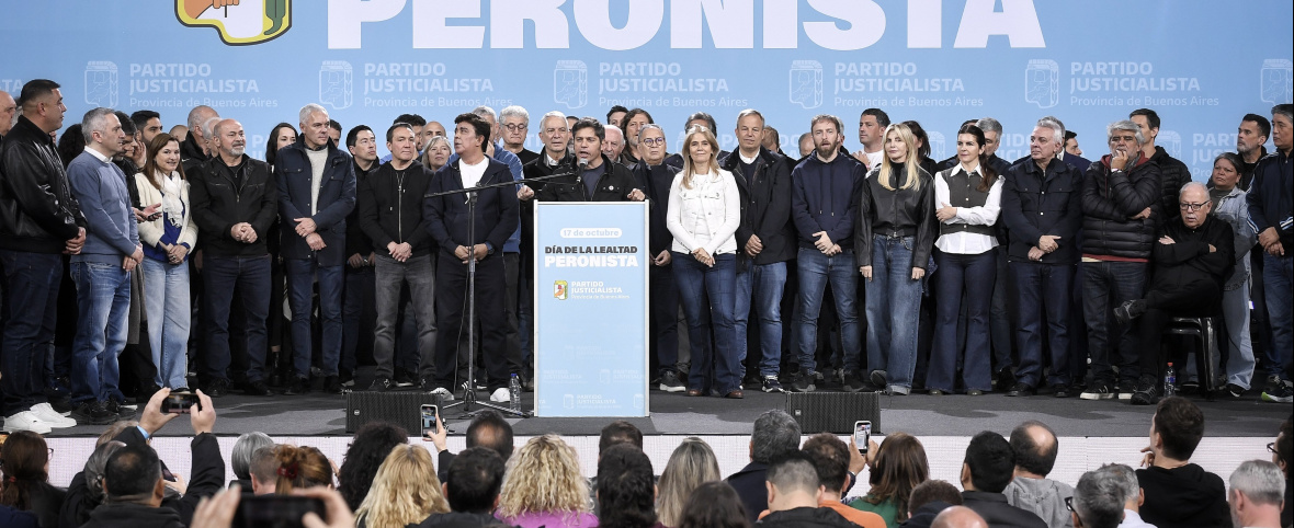 Kicillof reivindicó a Cristina en el Día de la Lealtad y se ofreció a "poner el cuerpo" para 2027