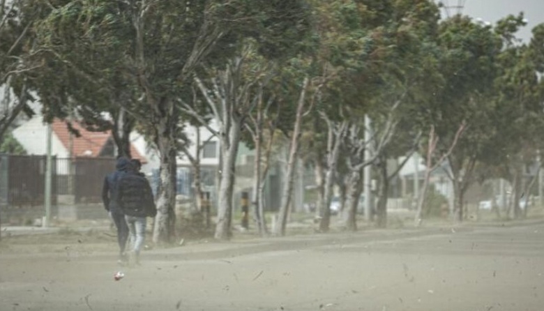 Alerta amarilla por vientos en la Patagonia y por nevadas en la cordillera de Santa Cruz