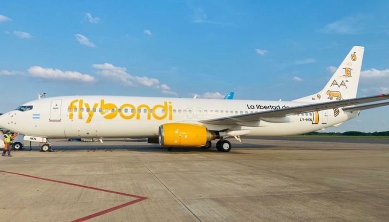 Flybondi fue la tercera peor aerolínea del mundo por vuelos cancelados