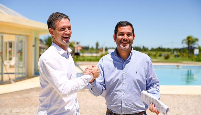 Los intendentes de Dolores y San Vicente firmaron un convenio para impulsar el turismo termal