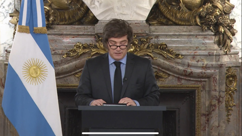 Al presentar el Presupuesto, Javier Milei dijo que "lo peor ya pasó"