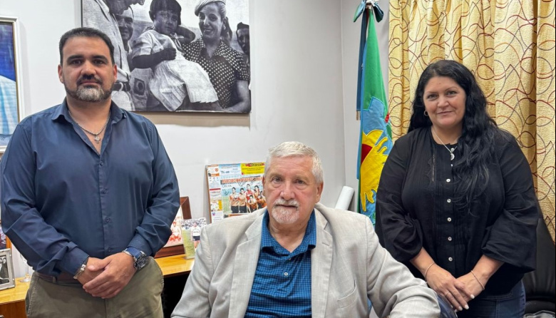 Fabián Luayza con el Mata Rodríguez