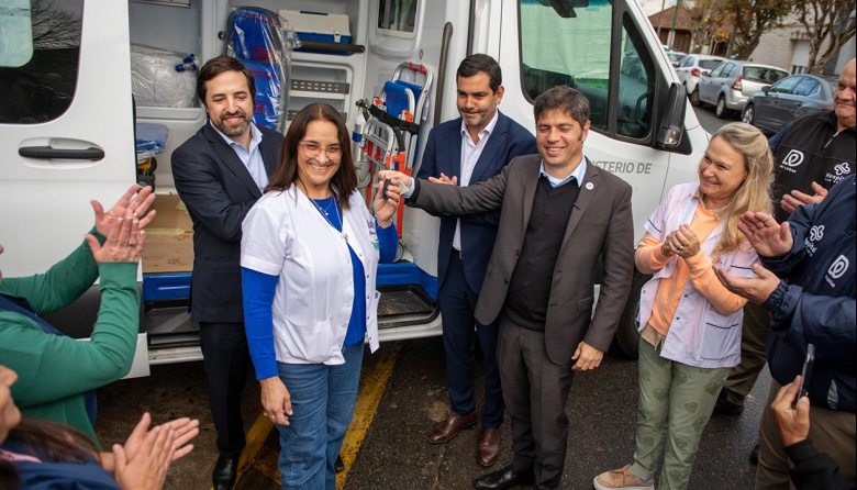 Juan Pablo García y Axel Kicillof encabezaron anuncios para Dolores