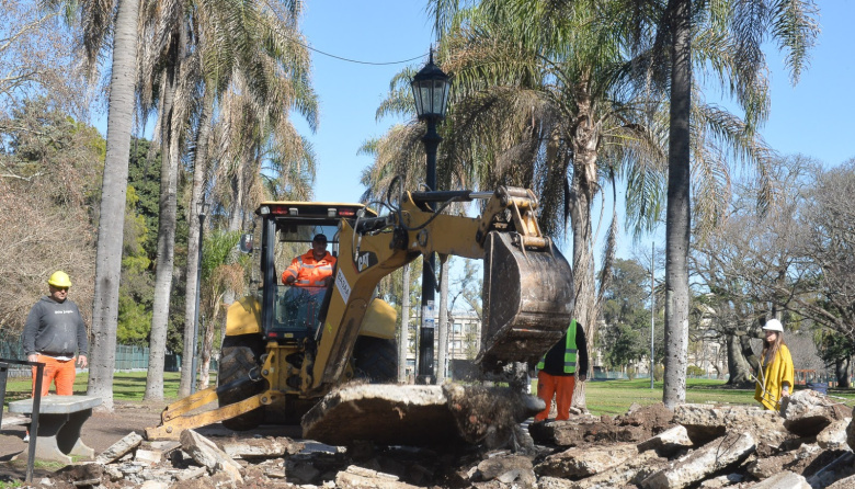La Municipalidad de La Plata inicia una nueva etapa de obras en el Parque Saavedra