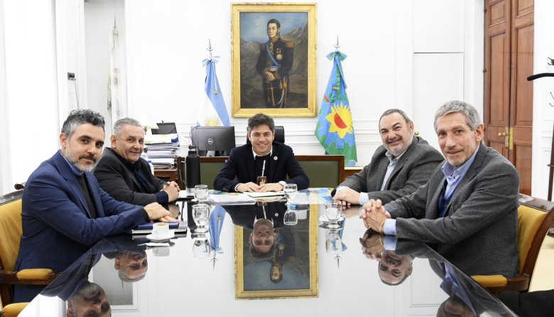 Axel Kicillof se reunió con martilleros bonaerenses: cuenta recaudadora y alquileres en agenda