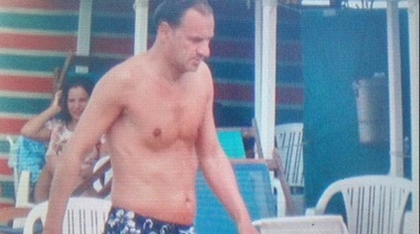 Pablo Bruera de vacaciones en Ostende