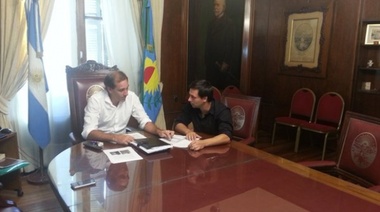 Garro se reunió con el Presidente del Consejo Escolar platense