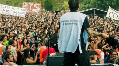 Trabajadores realizaron un acto contra el vaciamiento del Grupo 23