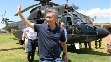 El Gobierno negó que el helicóptero que transpotaba a Macri corrió riesgos