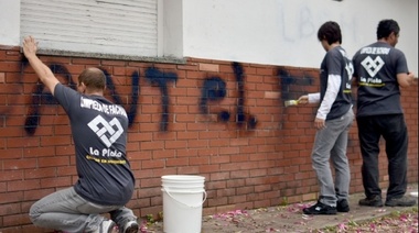 Se lanzó operativo anti graffitis en La Plata