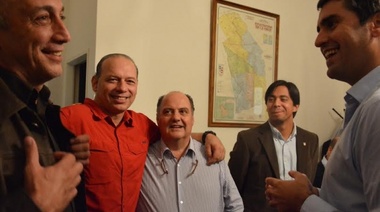 Manuel Mosca anduvo de recorrida con legisladores del FpV