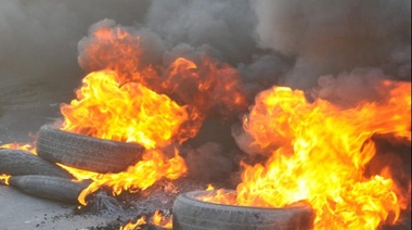 Buscan prohibir la quema de gomas en manifestaciones