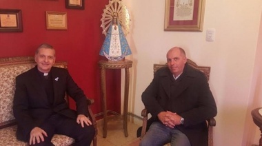 El diputado Mignaquy fue recibido por el Obispo de 9 de Julio