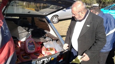 Decomisan más de 300 kilos de jamón que era transportado en el baúl de un auto