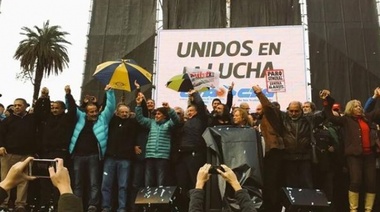 Las dos CTA se movilizaron "contra el ajuste del Gobierno"