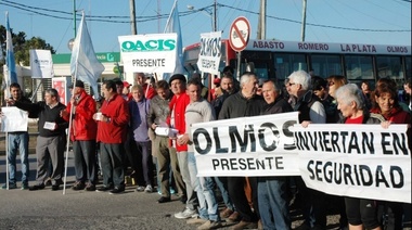 Vecinos de Olmos se movilizaron contra la inseguridad