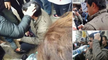 La Gendarmería reprimió a manifestantes durante los festejos por el Día de la Bandera