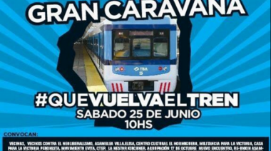 Convocan a una "caravana" para exigir el retorno del Tren a La Plata