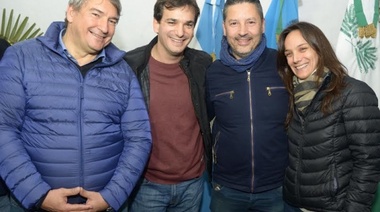 El intendente de Merlo recordó a Perón junto a dirigentes massistas