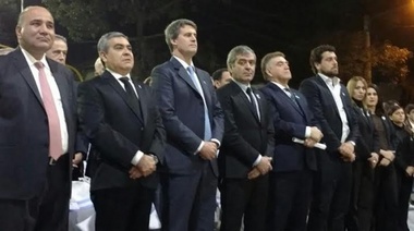 Lucas Delfino participó de los festejos por el Bicentenario