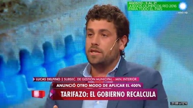 Lucas Delfino criticó la carta de Massa contra la suba de las tarifas