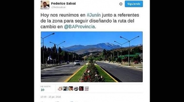 Terrible pifie de Salvai: confundió una ciudad bonaerense con Junín de los Andes