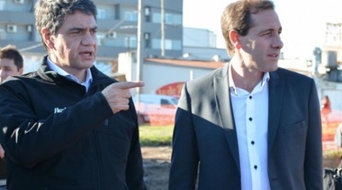Garro y Jorge Macri supervisaron obras hidráulicas