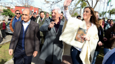 Vidal y Salvador recorrieron San Fernando, junto al Intendente massista Luis Andreotti