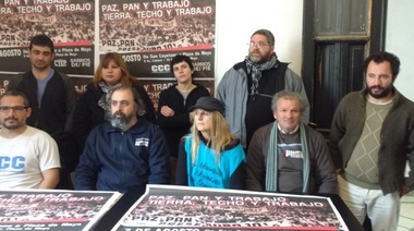Bajo la consigna Tierra, Techo y Trabajo, organizaciones sociales marcharán el 7 de agosto
