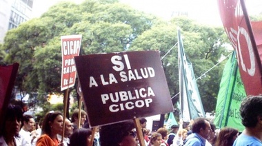 Los profesionales de la salud vuelven al paro