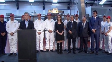 Macri criticó los paros docentes durante un acto en La Matanza