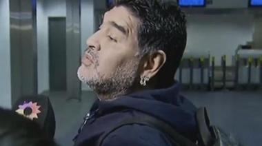 Previo a su retorno a Dubai, Maradona criticó con dureza a Macri