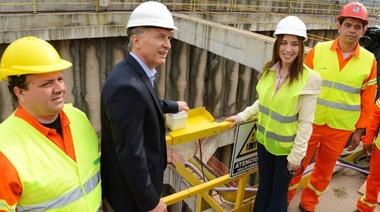 Junto a Vidal, Macri anunció la finalización del soterramiento del Sarmiento