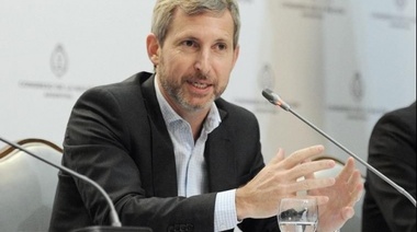 Frigerio sostuvo que los dichos de Gioja sobre Macri "son parte del pasado"