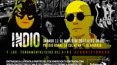 El Indio Solari tocará en marzo en Olavarría