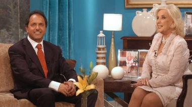 Scioli acusó a Mirtha Legrand de calumniarlo para "no mostrar la realidad"