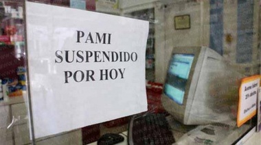 Farmacias de todo el país no venderán medicamentos hoy a afiliados del PAMI