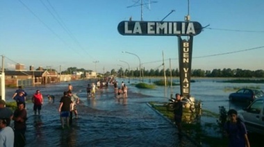 Inundaciones: Falleció una persona en La Emilia