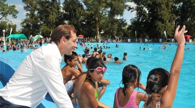 Garro encabezó el cierre de las "Escuelas abiertas en Verano"