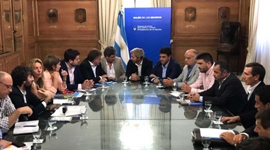 Frigerio se reunió intendentes bonaerenses