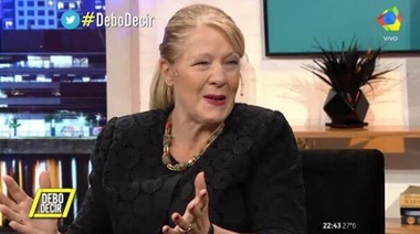 Stolbizer: "No me gustó que Massa haya comparado a Macri con De la Rúa"