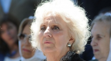 Estela de Carlotto se despegó de Milani