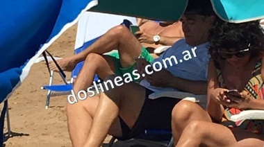 El Chino Zannini aprovechó el fin de semana largo y viajó a Punta del Este