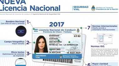 Llegaron a la ciudad las nuevas licencias nacionales de conducir