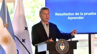 Macri dio a conocer el resultado del Aprender: "Es sorprendentemente malo"