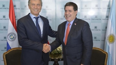 Macri firmó con Cartes un acuerdo por deuda de Yacyretá