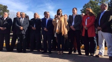 Vidal presentó un plan de obras hídricas para el noroeste bonaerense